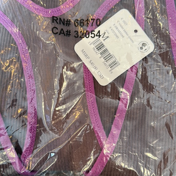 FREE PEOPLE MOVEMENT FREE THROW RIB CROP TANK - Picture 3 of 3